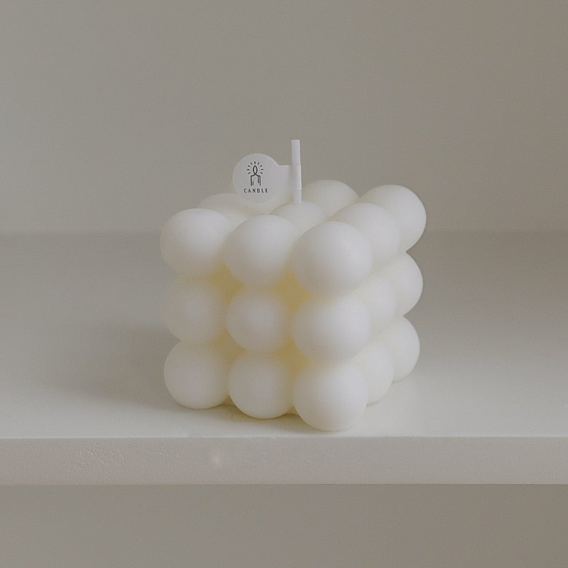 Decorative Bubble Candle - Scented Design Block