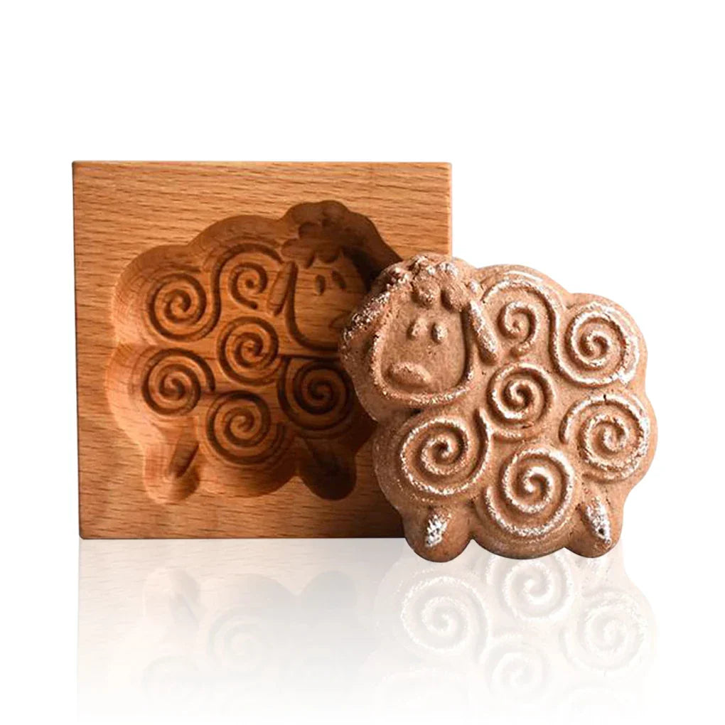 Wooden Mould for Gingerbread Cookies - Handy Baking Accessory for Home Bakers