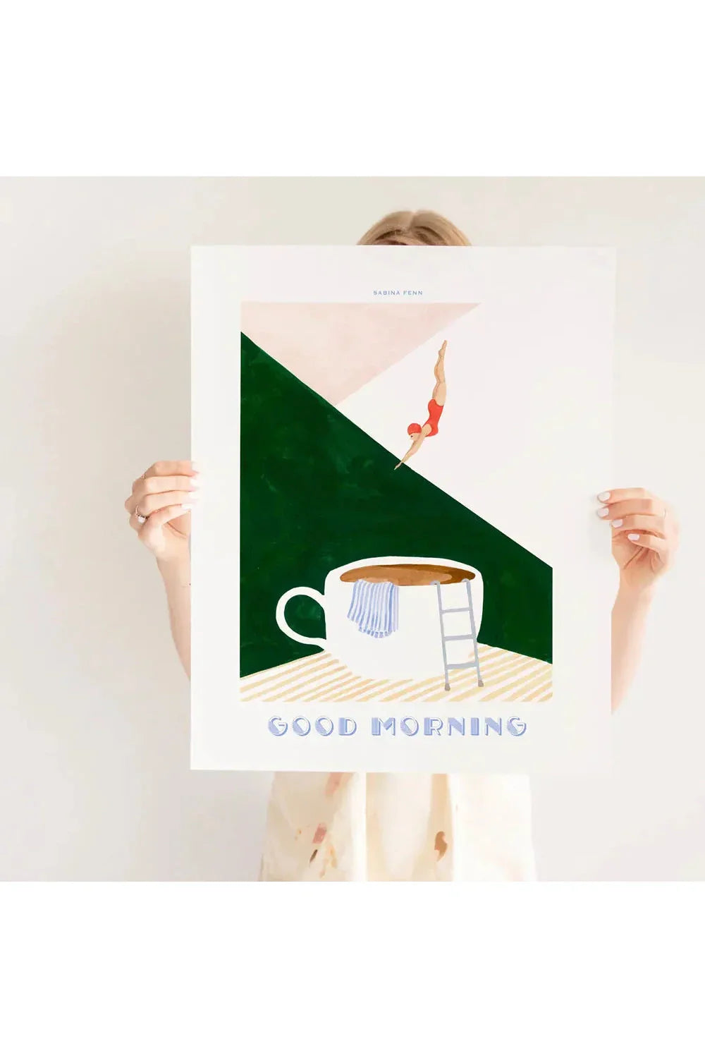 Good Morning Coffee Art Poster on Canvas