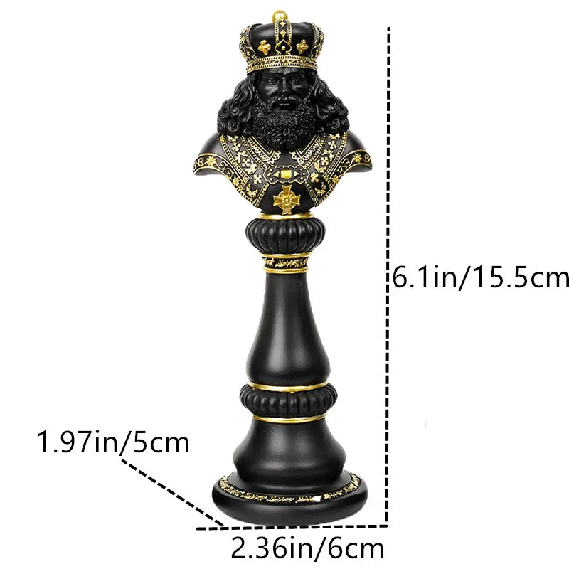 Regalis Decorative Chess Piece for Living Room or Office - Resin Figurines