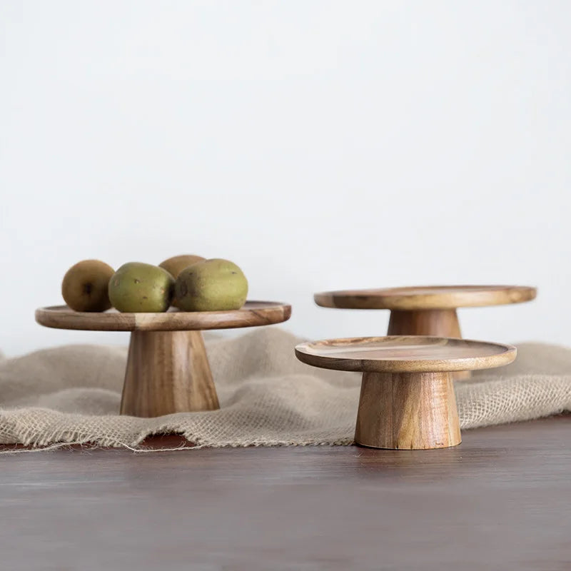 Wooden Serving Stand – Sturdy Elevation for Snacks and Desserts