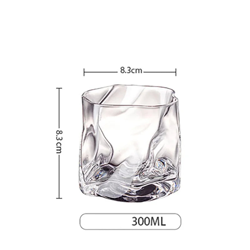 Textured Whisky Glasses – Luxury Drinking Experience of 300ml