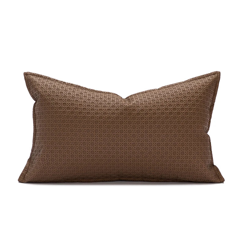 Norwegian Cushion Cover in Resin 45x45 cm - Cream, Brown and Beige