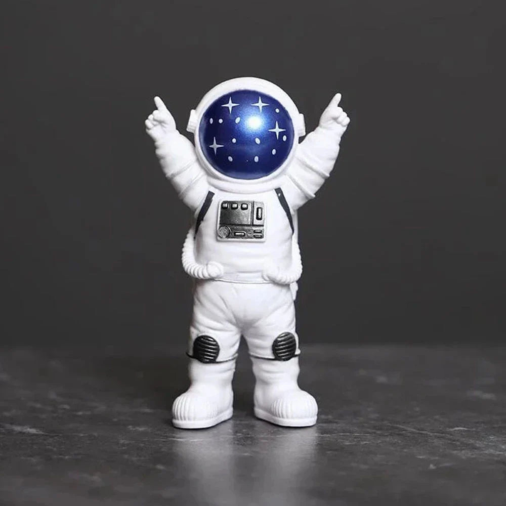 Norwegian Astronaut Figurine Made of Resin - Educational Toy and Decoration for Children (7-9 cm high)