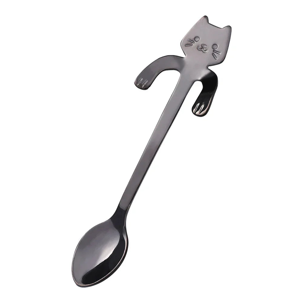 KAPRI - Cute Mini Stainless Steel Spoon in Cat Design