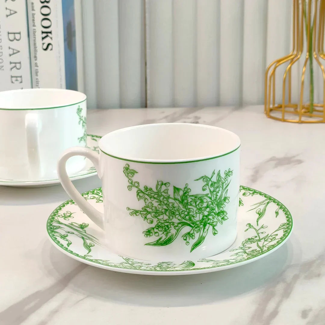 Norwegian Lily of the Valley Resin Dinnerware Set