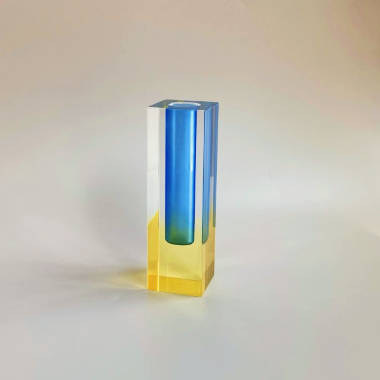 PrismaVase Rectangular Rainbow Vase - Modern Design in Acrylic