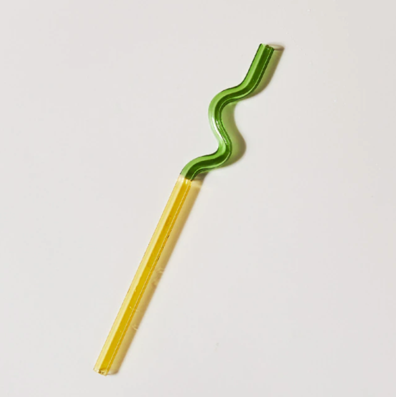 Coloured Twisted Glass Straws - Sustainable and Stylish