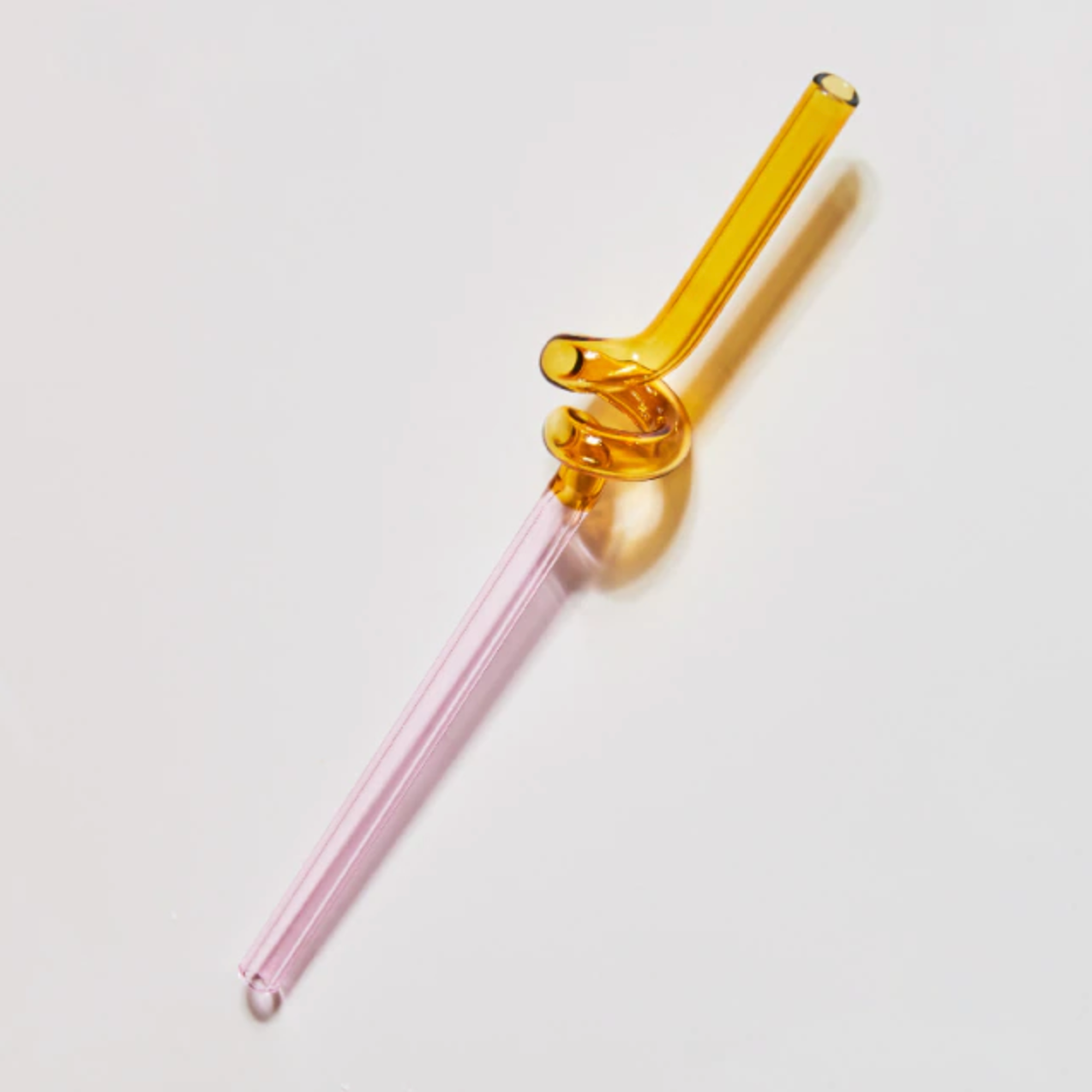 Coloured Twisted Glass Straws - Sustainable and Stylish