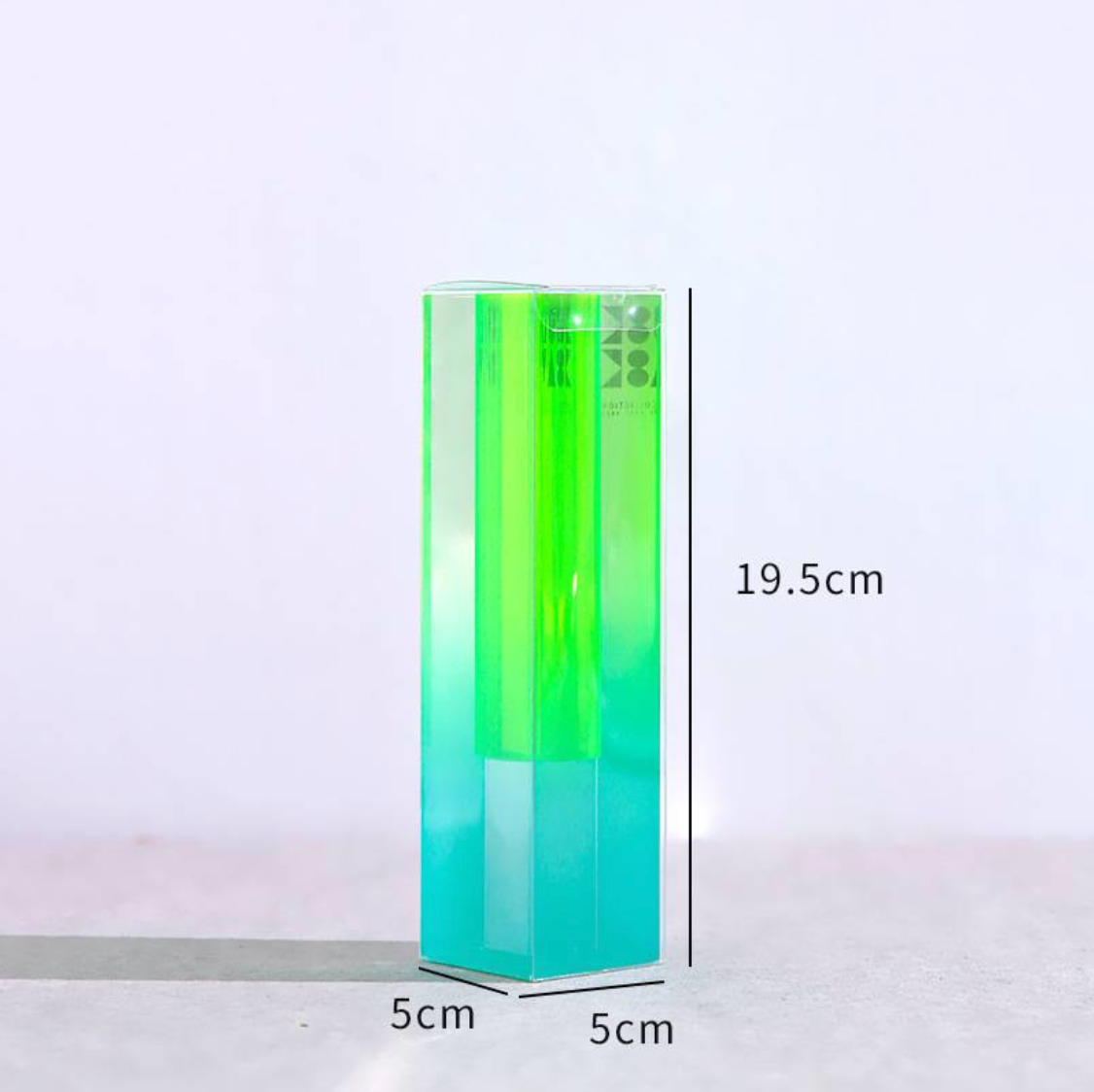 PrismaVase Rectangular Rainbow Vase - Modern Design in Acrylic