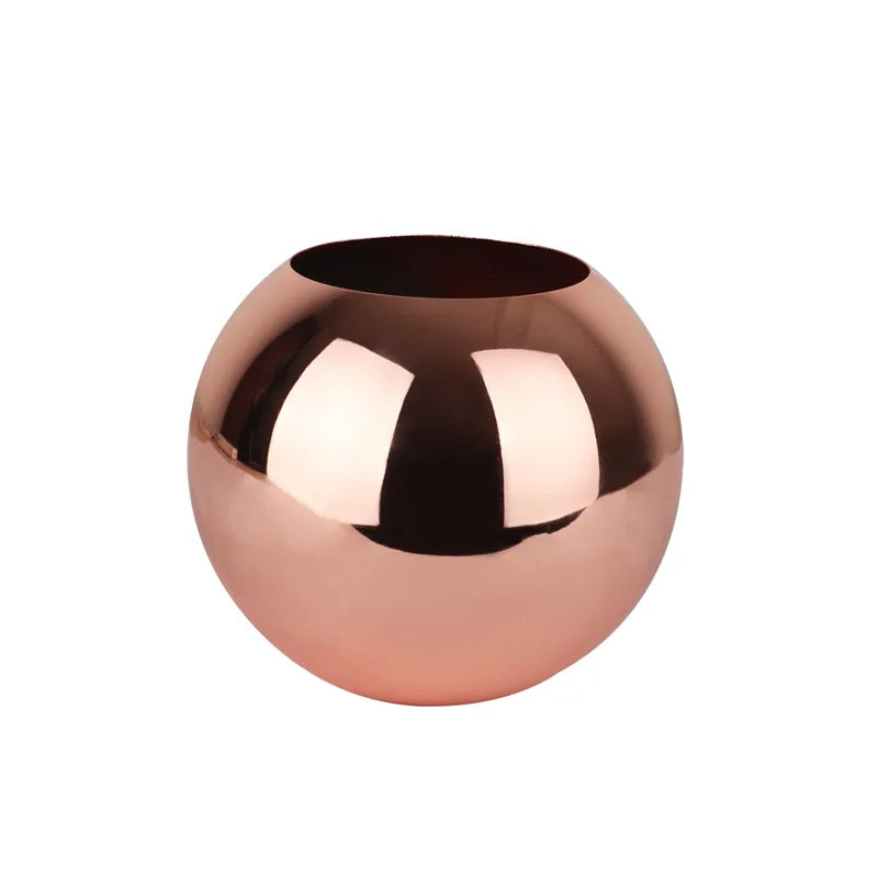 Nordvase Elegance – Stainless Steel Flower Vase in Gold, Black & Rose Gold