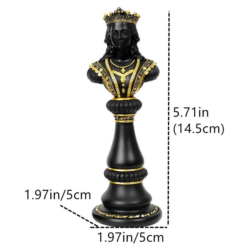 Regalis Decorative Chess Piece for Living Room or Office - Resin Figurines