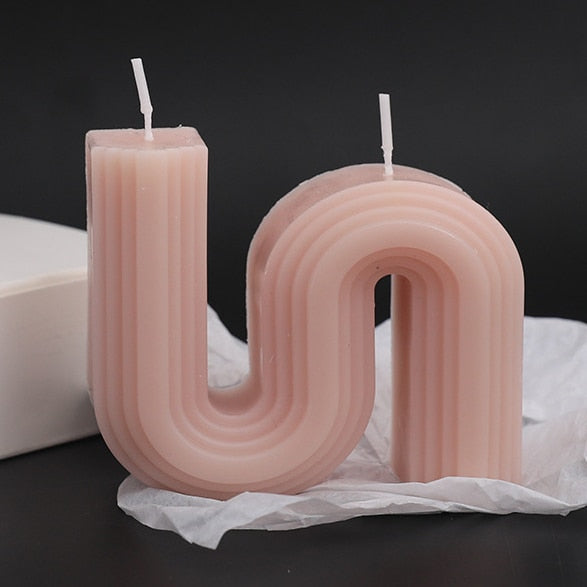 Decorative Candles with Unique Shapes and Scents