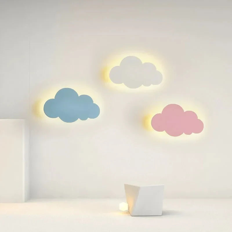 Acrylic Wall Lamp in the Shape of a Cloud – Soft LED Lighting for Children's Rooms