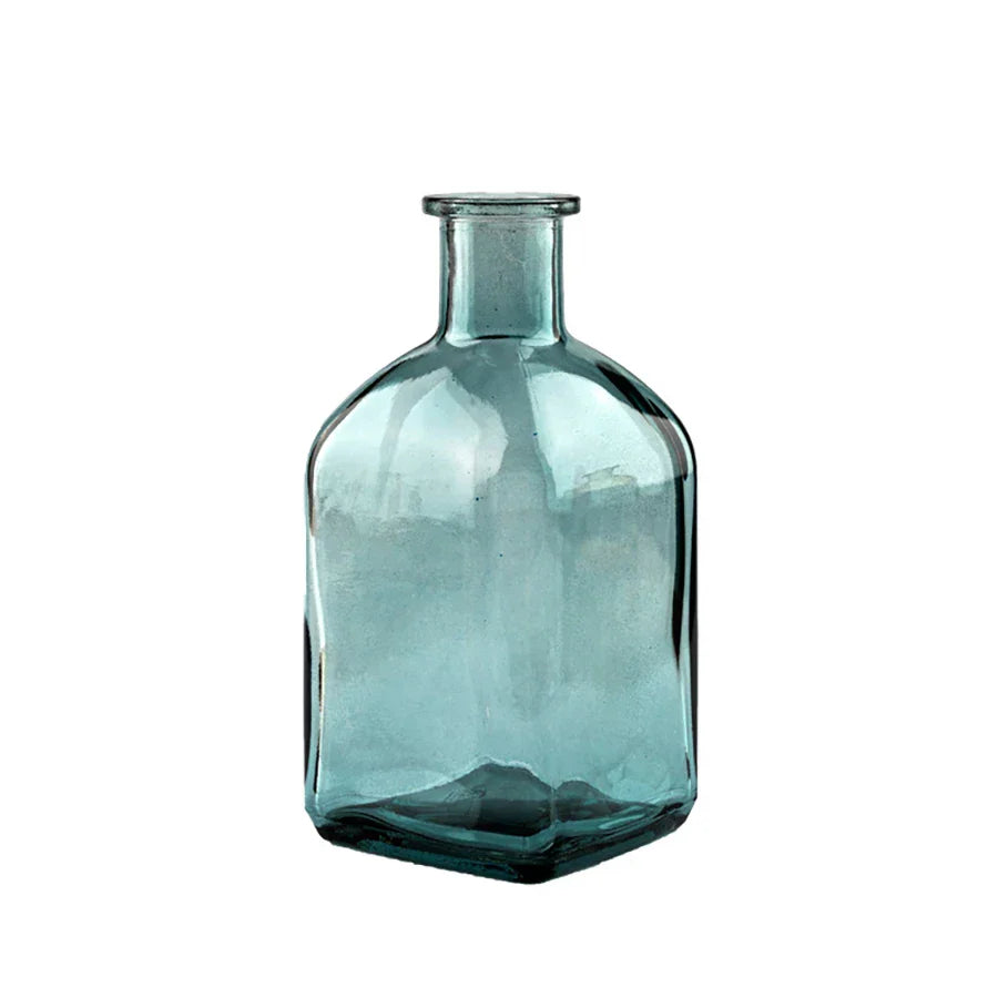 Blossira Glass Vases - Colourful Transparent Vases for Dried & Fresh Flowers