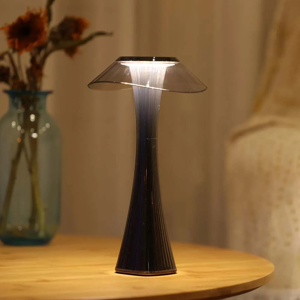 Dimmable LED Table Lamp with Rechargeable Battery - Touch Control, 3 Colours, Ideal for Office and Bedroom