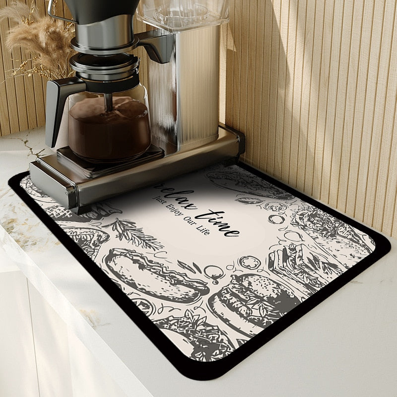 Kitchen Mat DryGuard - Super Absorbent and Non-Slip - Protect Your Worktop