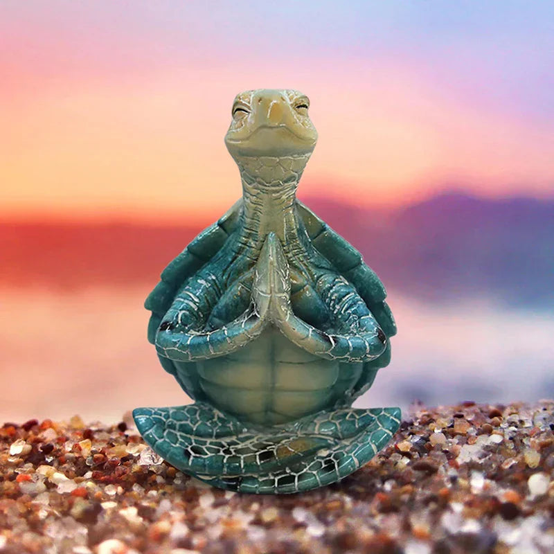 VerdeSerene - Yoga Sea Turtle Figurines