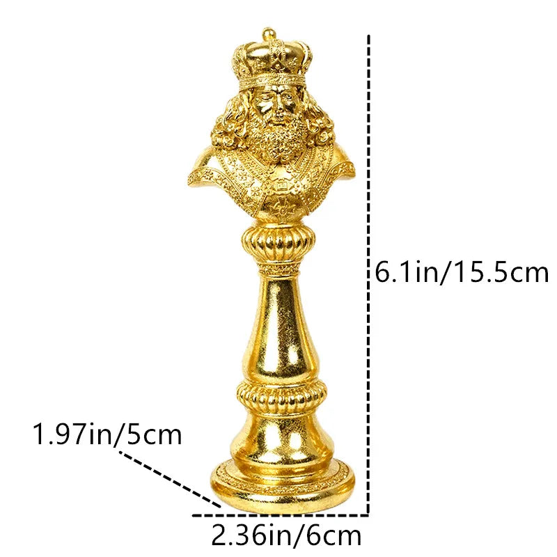 Regalis Decorative Chess Piece for Living Room or Office - Resin Figurines