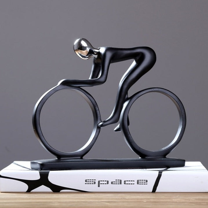 SylvaMotion - Abstract Norwegian Cyclist Sculpture