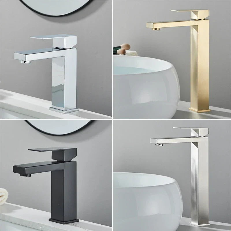 FlowFusion - Stylish Stainless Steel Bathroom Tap