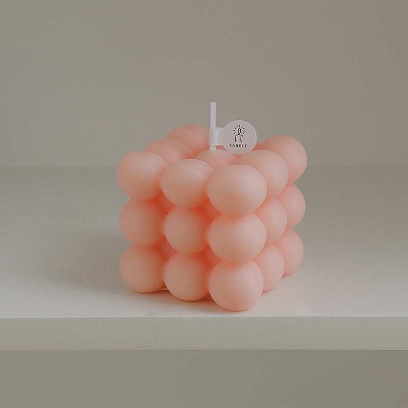 Decorative Bubble Candle - Scented Design Block