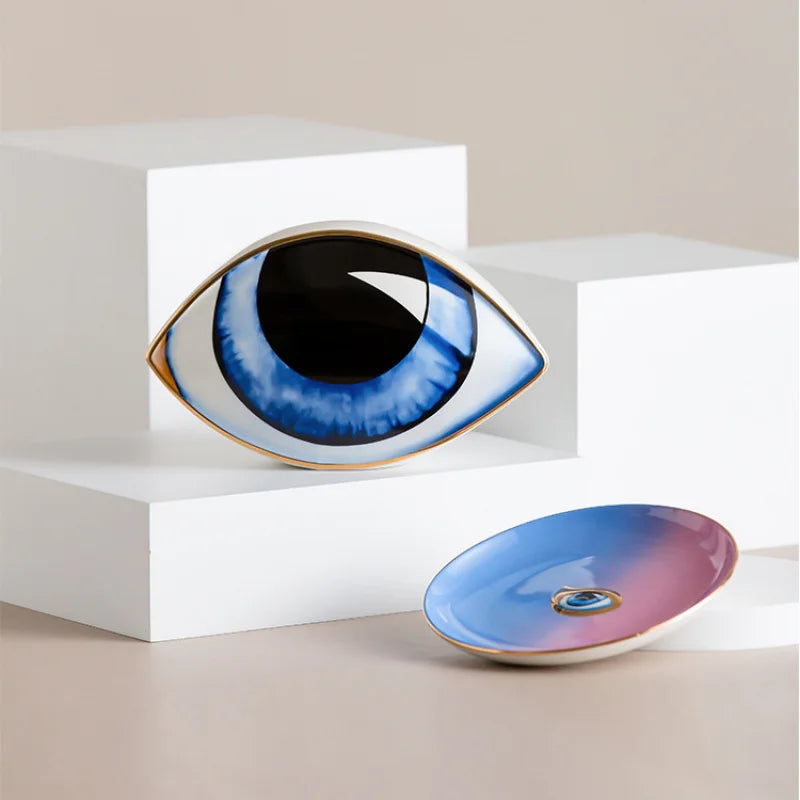 Decorative Ceramic Eye Decoration - Modern Style