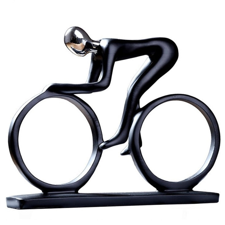 SylvaMotion - Abstract Norwegian Cyclist Sculpture