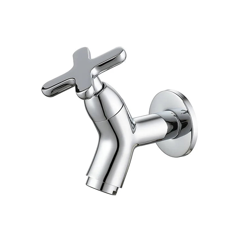 Stylish Brass Wall Tap – Perfect for Bathrooms and Outdoor Spaces