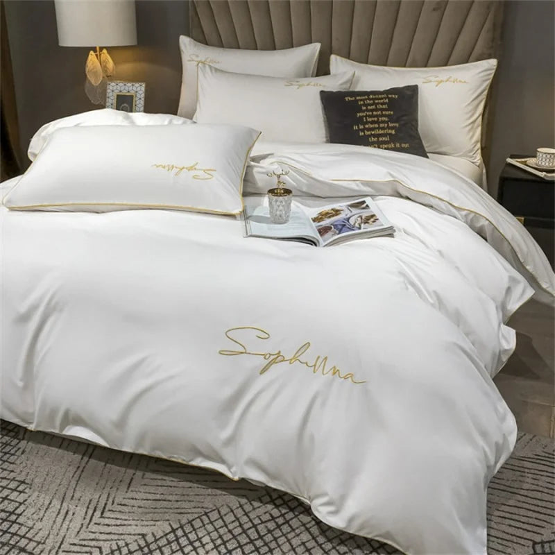 Luxe Embroidered Duvet Cover