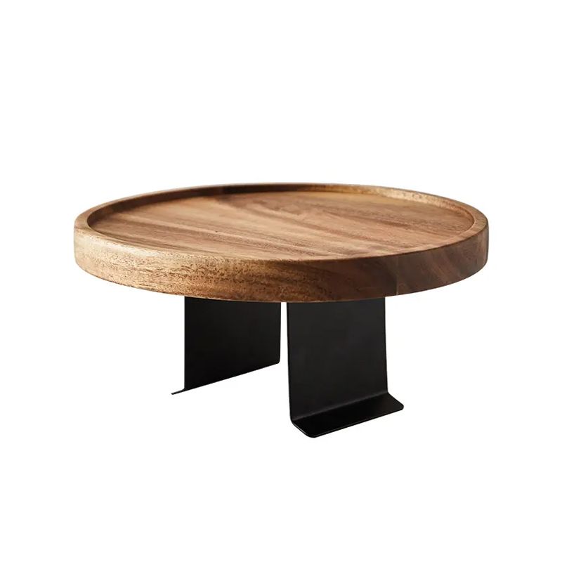 Norwegian Wooden Side Table for Armrest - Ideal for Coffee, Books and Snacks