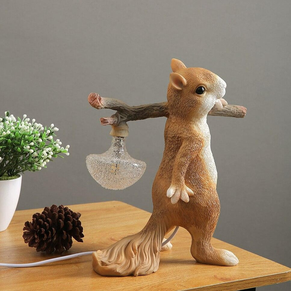 NutBright - Squirrel Lamp with Original Design