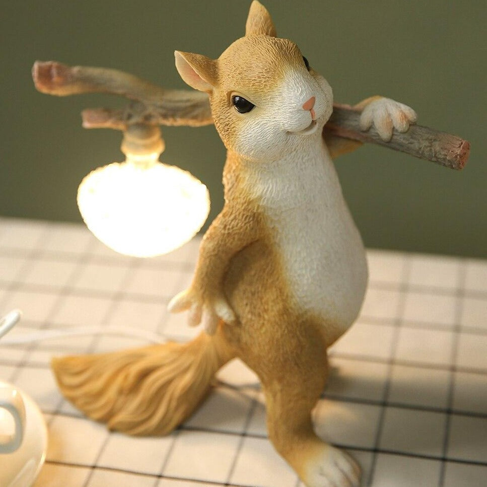 NutBright - Squirrel Lamp with Original Design