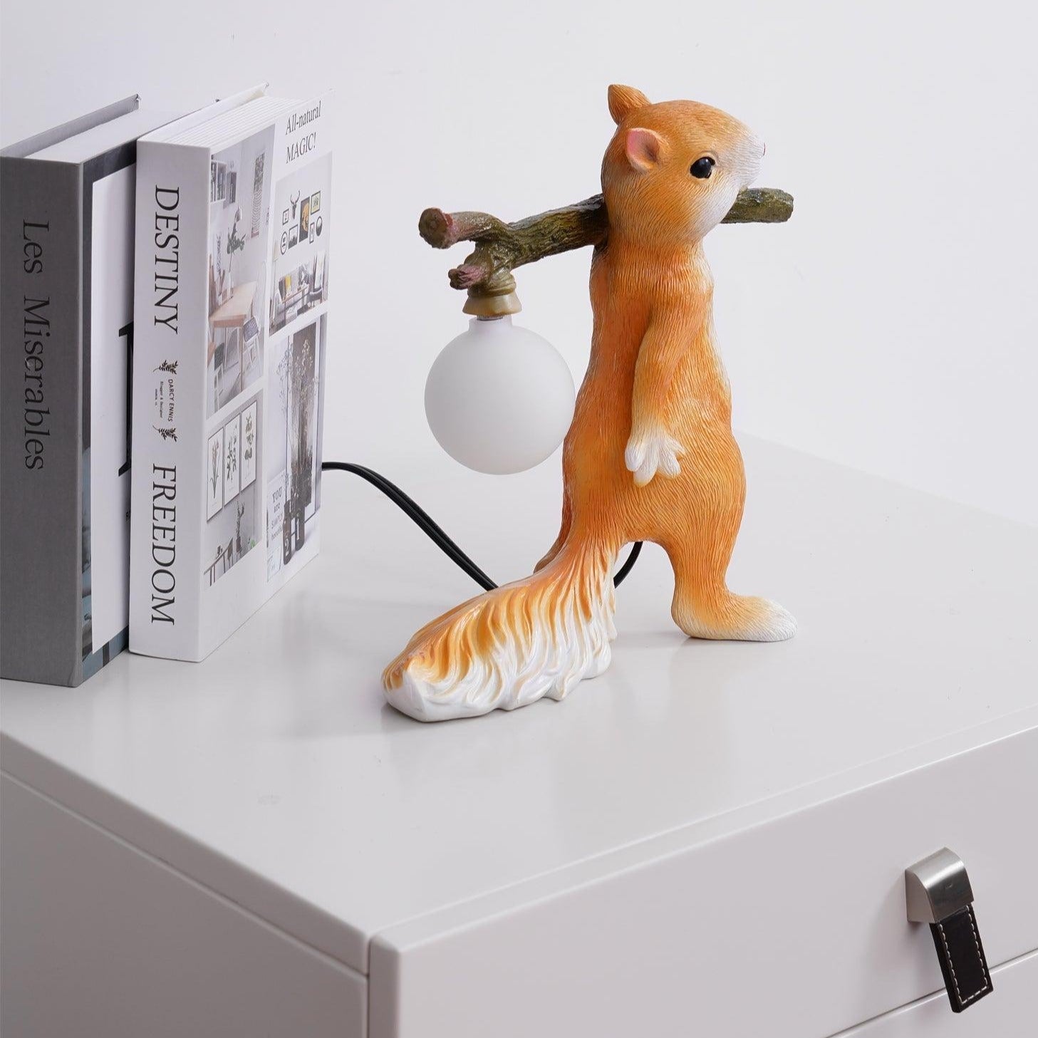 NutBright - Squirrel Lamp with Original Design