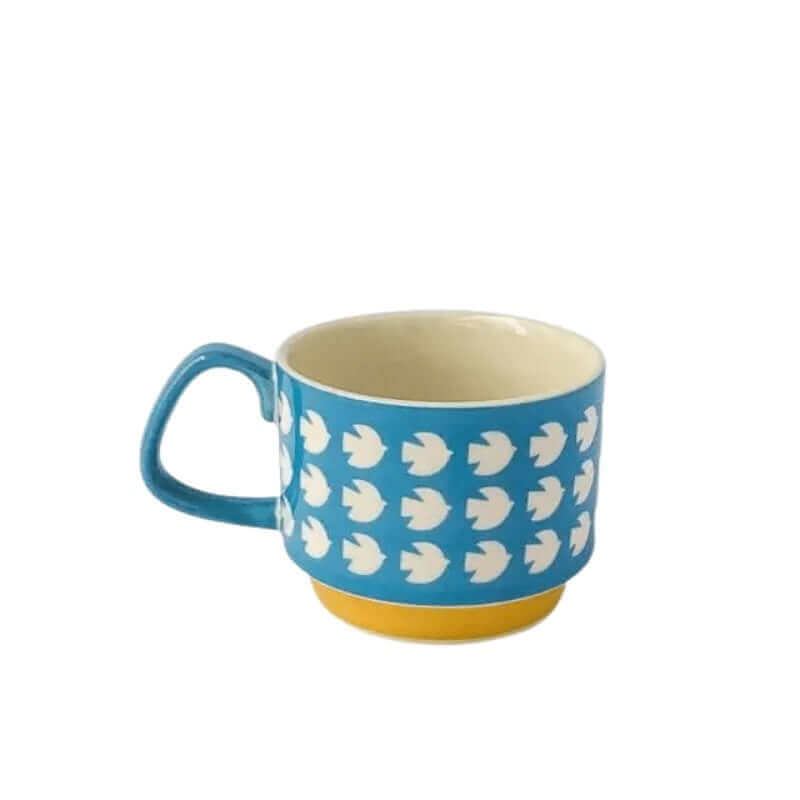 Retro Ceramic Coffee Cups - Available in 8 Unique Designs