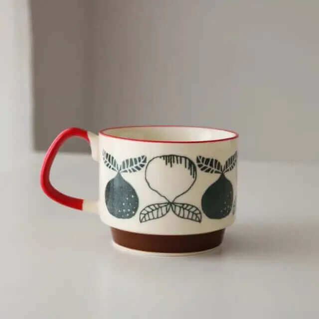 Retro Ceramic Coffee Cups - Available in 8 Unique Designs