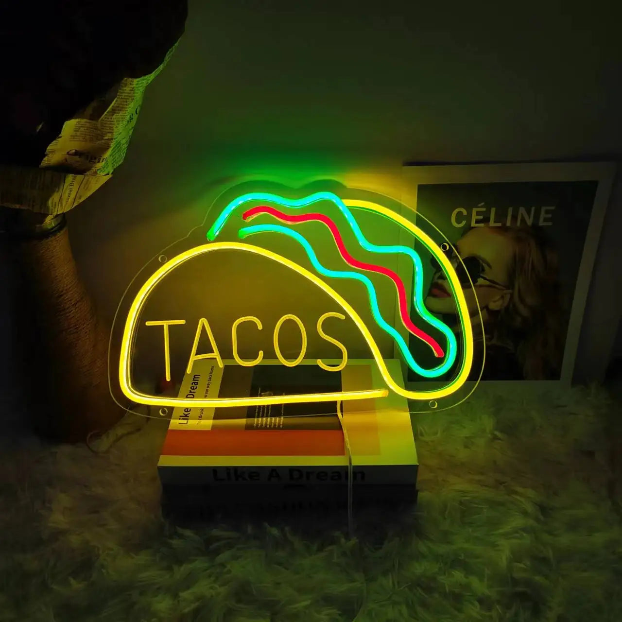 FastFeast - Eye-catching Neon Night Light for Fast Food Lovers