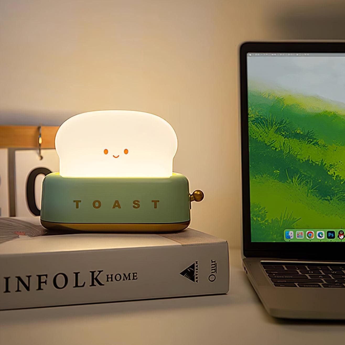 LumaNest - Toaster Design Table Lamp (with built-in battery)