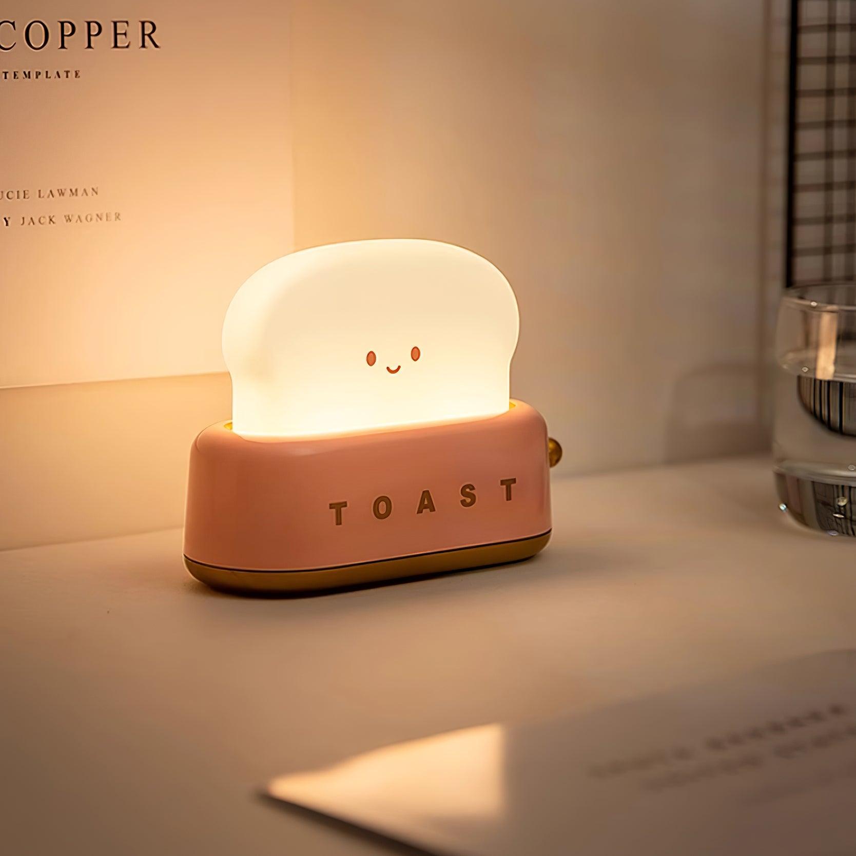 LumaNest - Toaster Design Table Lamp (with built-in battery)