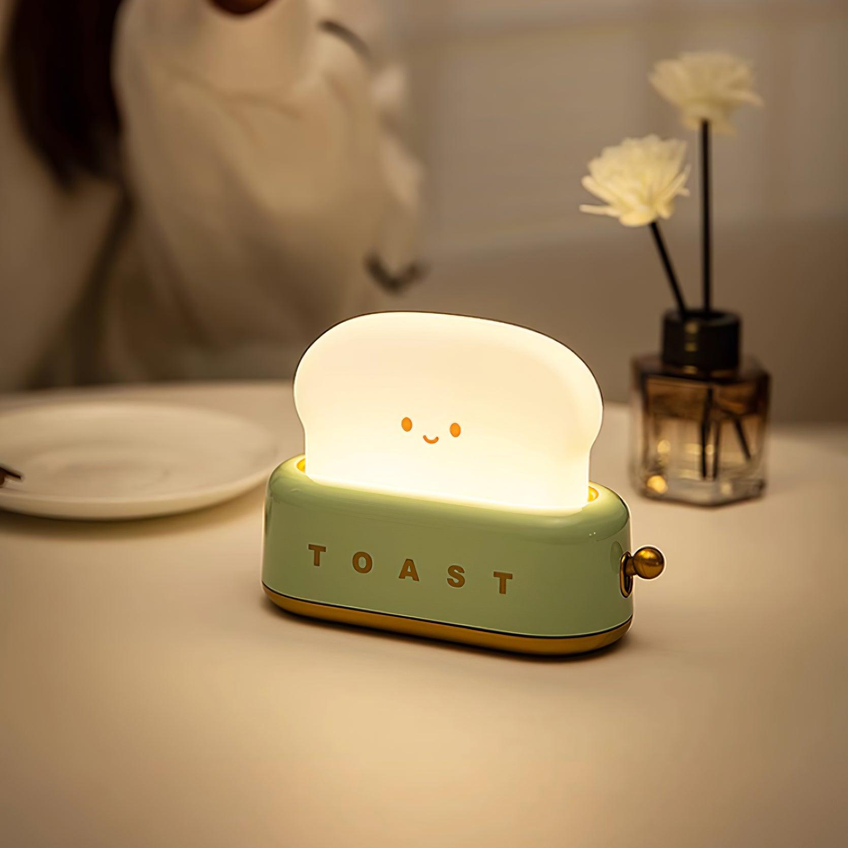 LumaNest - Toaster Design Table Lamp (with built-in battery)