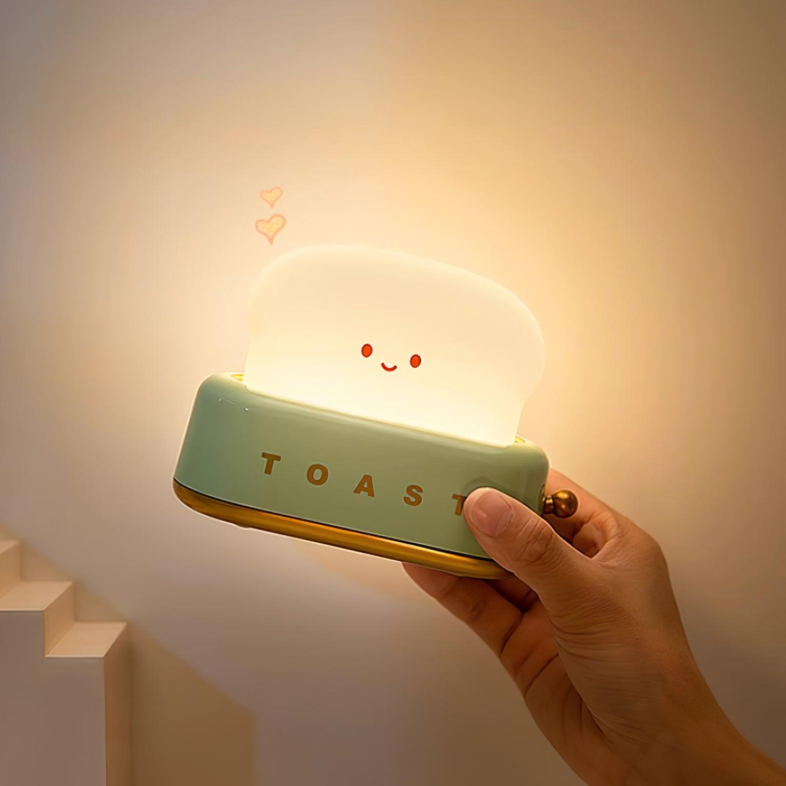 LumaNest - Toaster Design Table Lamp (with built-in battery)