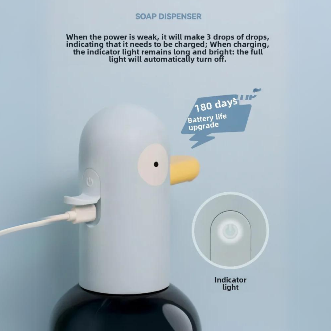 Automatic Soap Dispenser - Bird-Shaped Design - Fun and Hygienic