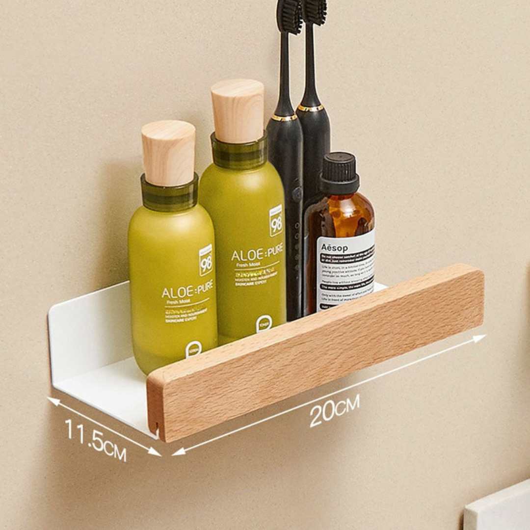 Shower Rack - Wall-Mounted - No Drilling Required