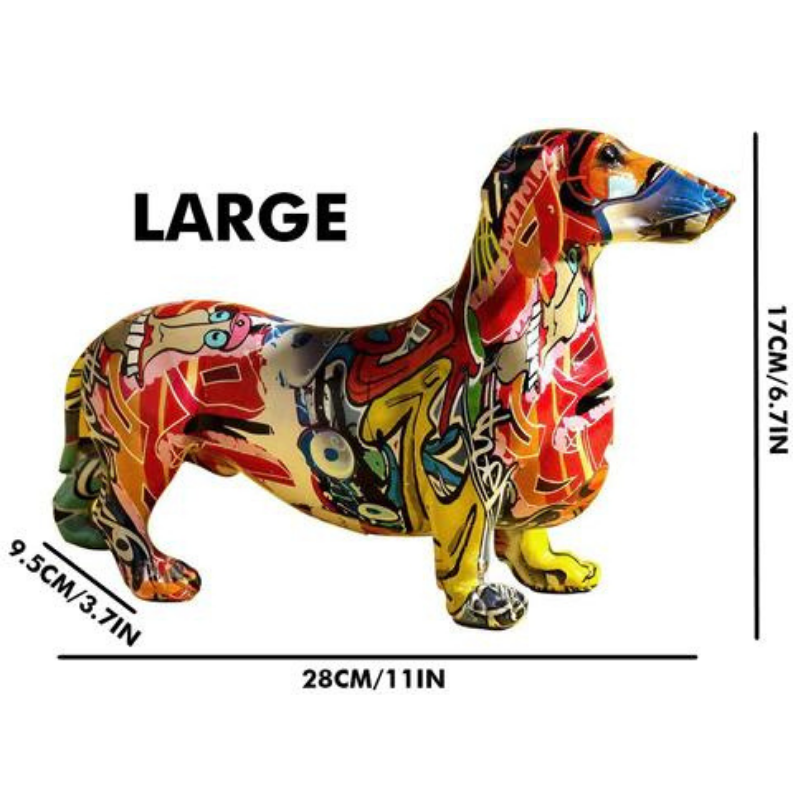 LuxeTail - Norwegian Inspired Dachshund Statue Decoration