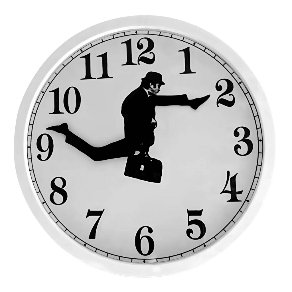 Monty Wall Clock - Humorous and Creative Design