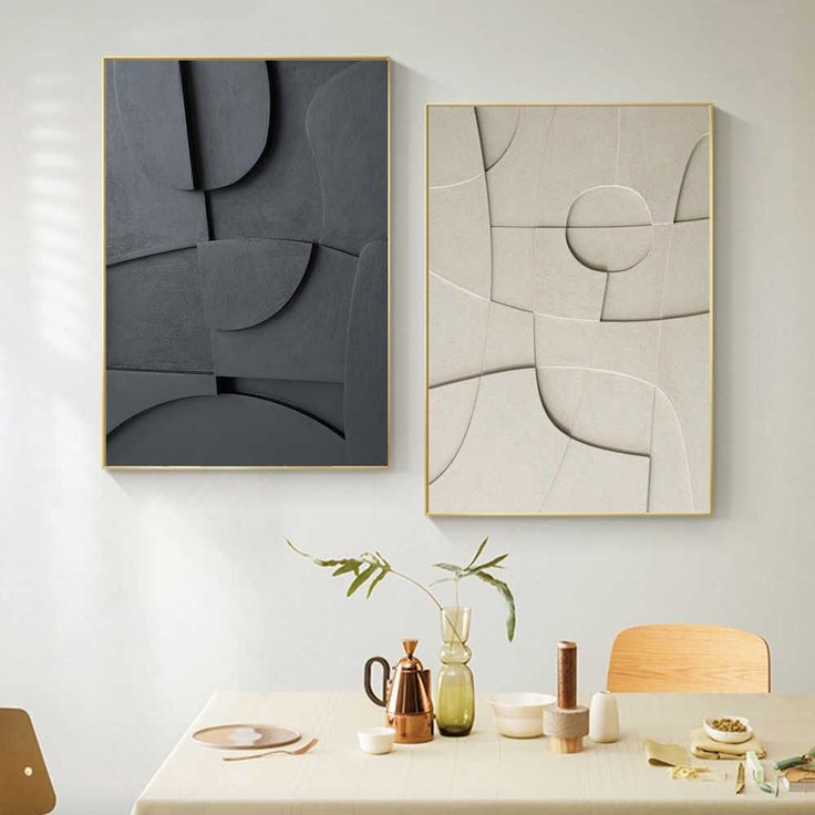 GeoContour - Harmonious Canvas for Modern Interiors