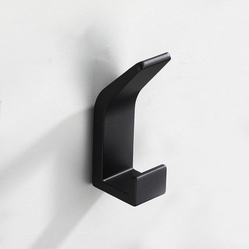 Modern Black and White Wall Hook Set – Ideal for Coats and Towels