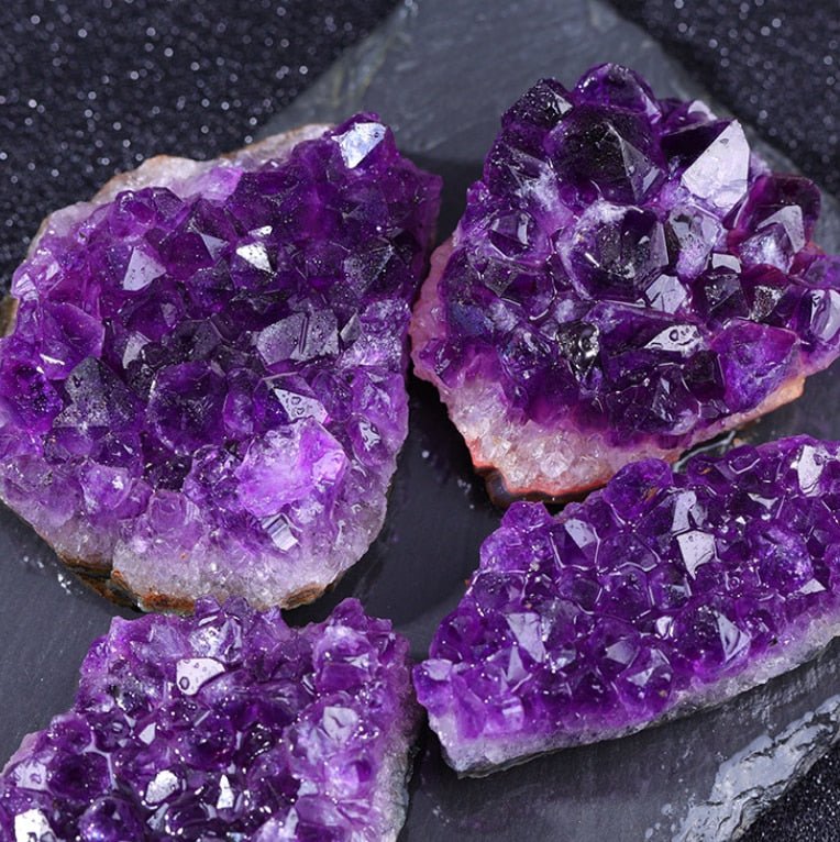 Purple Crystal Stone - Unique Natural Stone for Decoration