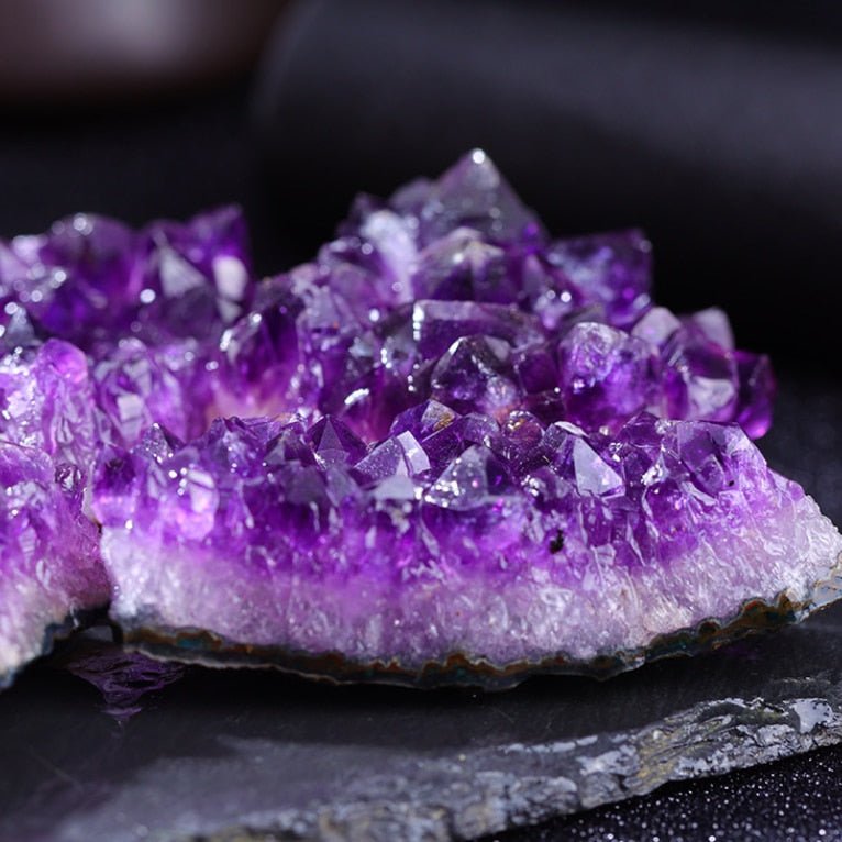 Purple Crystal Stone - Unique Natural Stone for Decoration