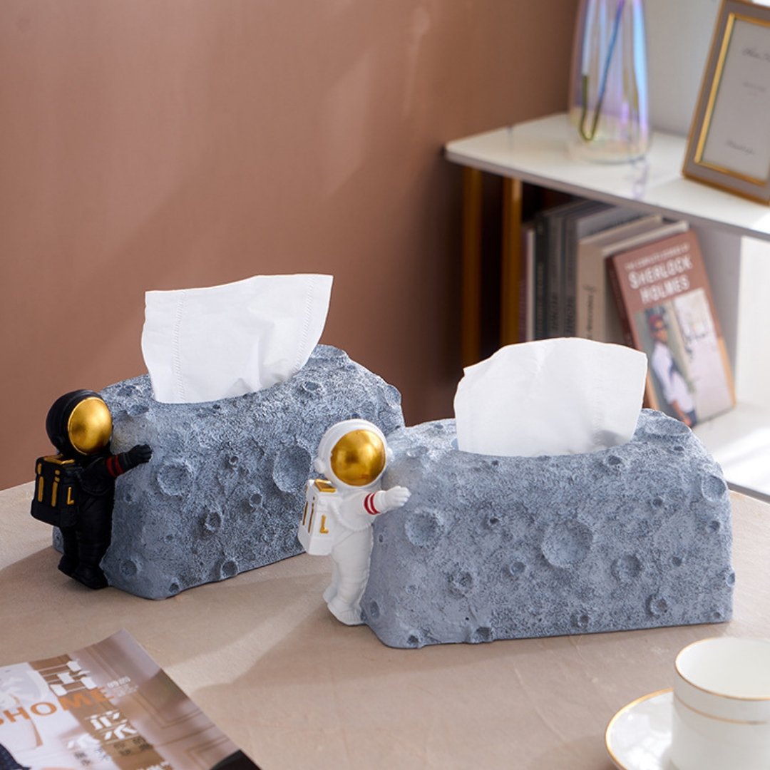 Astronaut Tissue Box Holder – Space Décor for Small and Large Tissues